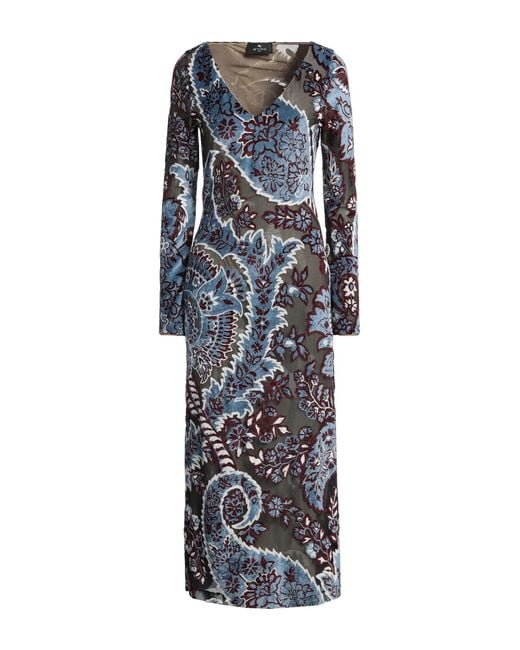 Robe Midi Etro en coloris Blue