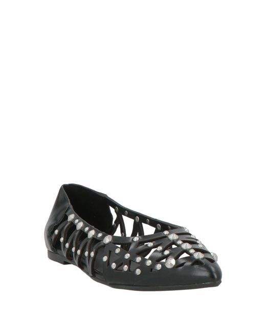 Ash White Ballet Flats