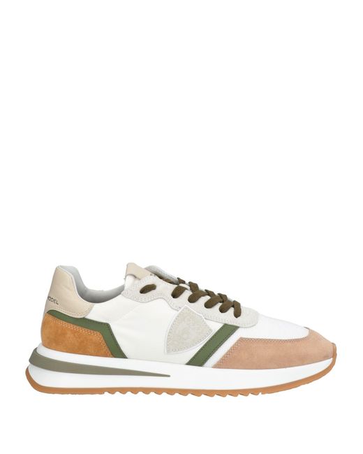 Philippe Model White Trainers for men