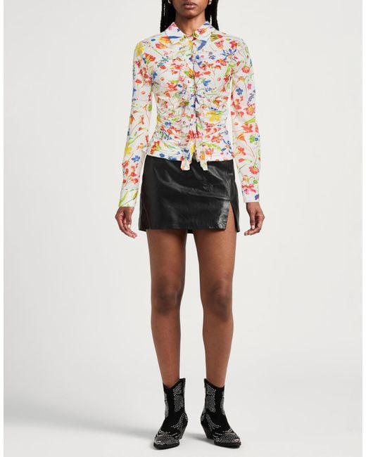 MSGM White Shirt Polyamide, Elastane