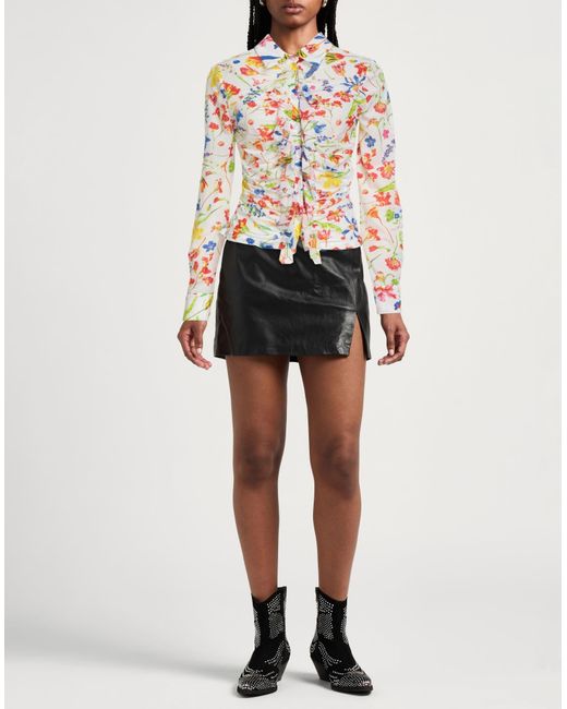 MSGM White Shirt Polyamide, Elastane