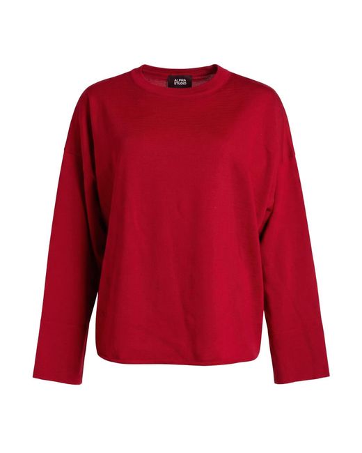 Pullover Alpha Studio de color Red
