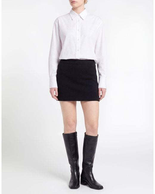 Roberto Collina Black Mini Skirt