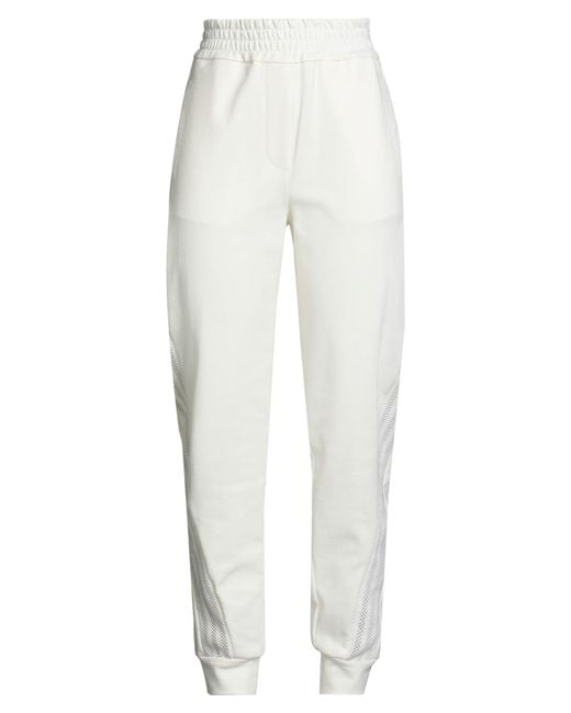 Panicale White Pants Cotton, Polyamide, Elastane, Polyester, Viscose
