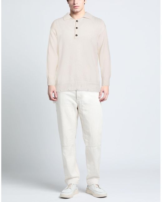 Amaranto Pullover in White für Herren