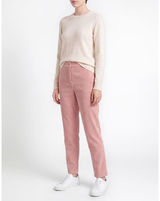Marc Cain Pink Pants Cotton, Polyester, Elastane