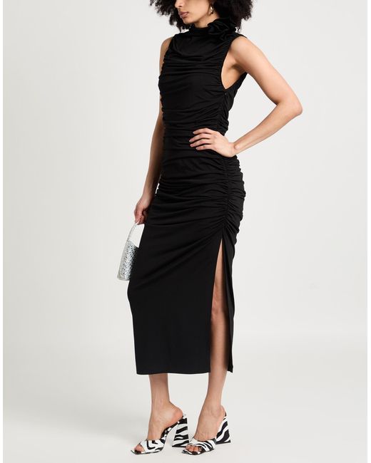 Misha Black Maxi-Kleid