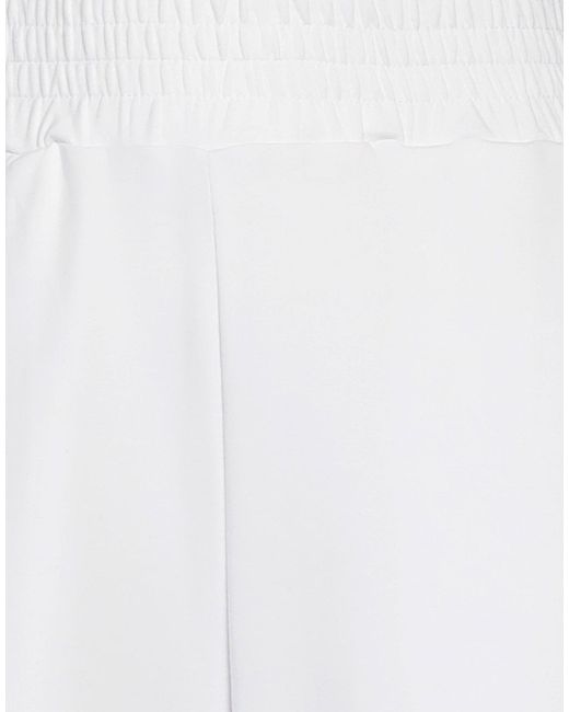 hinnominate White Pants Polyester, Modal, Elastane