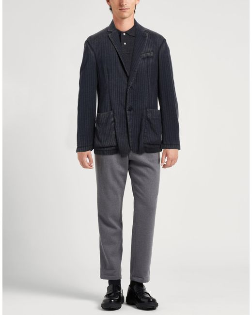 Barena Blue Midnight Blazer Virgin Wool, Elastane for men