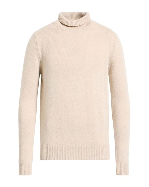 Aragona Natural Turtlenecks for men