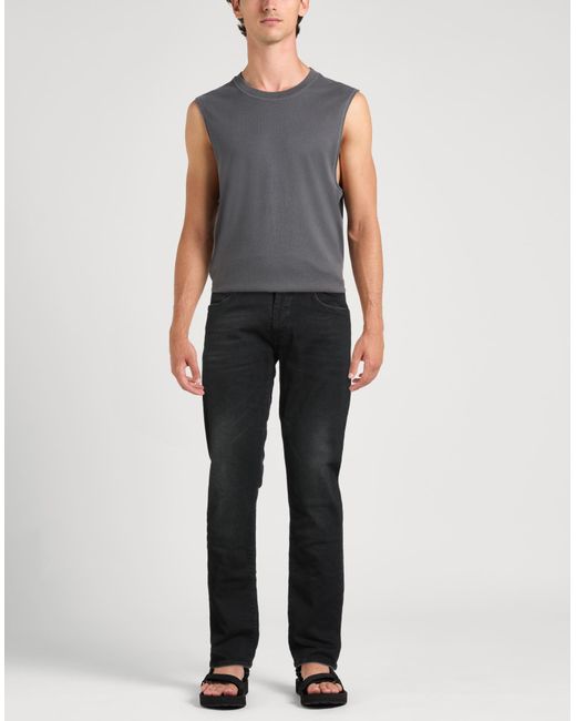 Liu Jo Black Jeans Cotton, Elastane for men