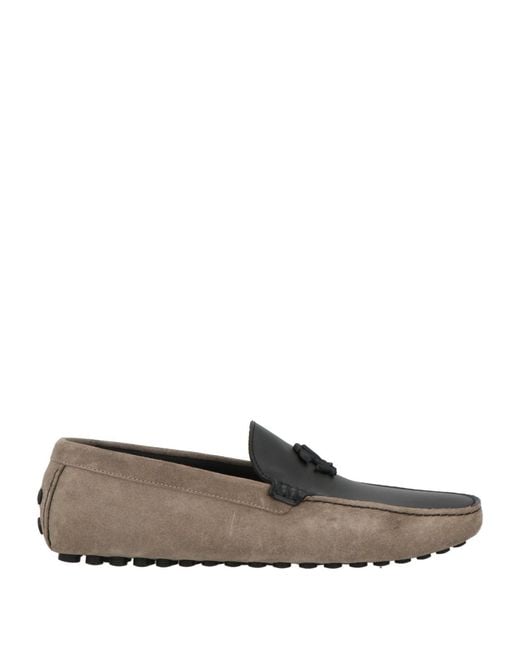 Roberto Cavalli Gray Loafers Leather for men