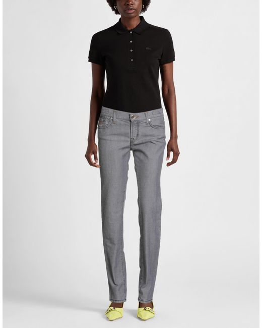 Jacob Cohen Gray Pants Cotton, Polyester, Elastane