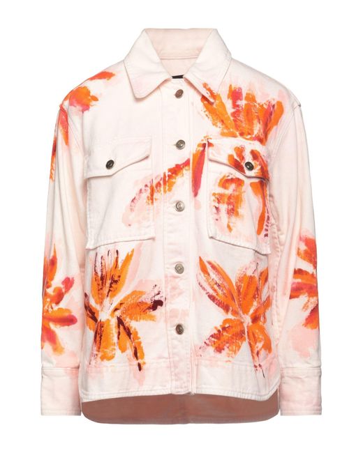 Alanui Orange Denim Outerwear