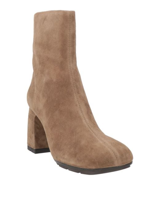 Ash Brown Ankle Boots Leather