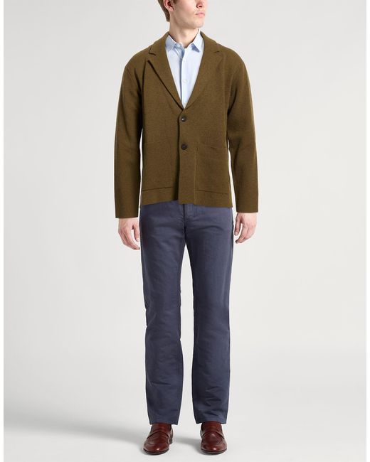 Roberto Collina Green Blazers for men