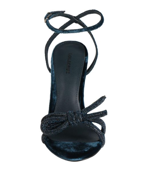 Lola Cruz Black Sandals