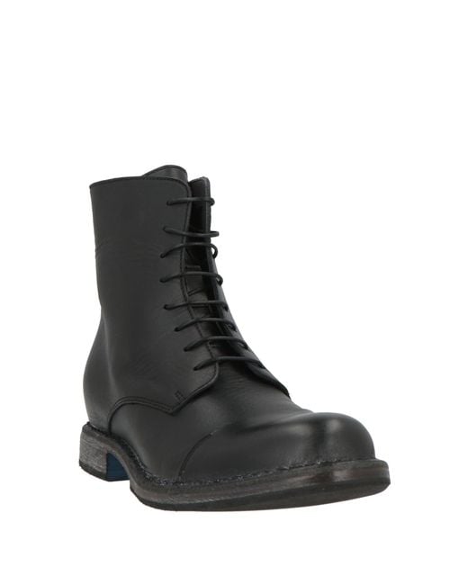 Moma Black Ankle Boots Calfskin
