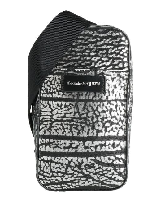 McQueen Gray Cross-Body Bags for men