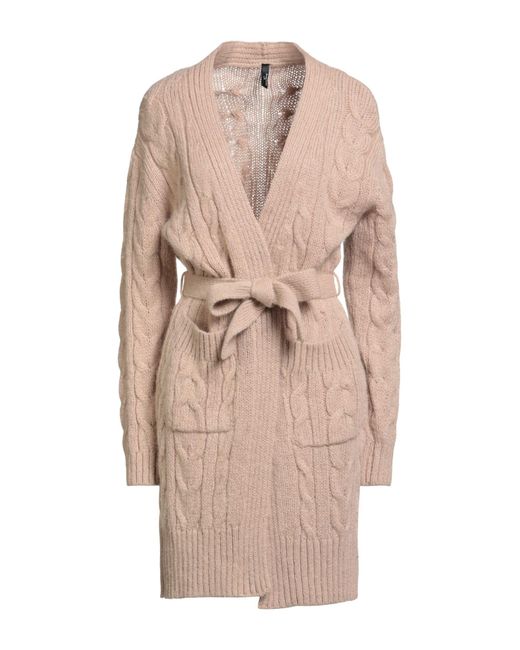 MARCIANO BY GUESS Natural Cardigan Acrylic, Polyamide, Alpaca Wool