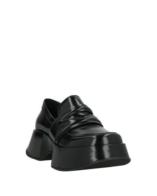 Vic Matié Black Loafers Leather