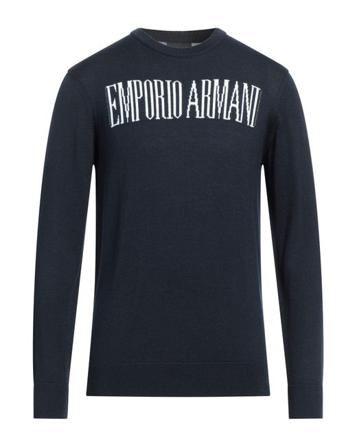 Emporio Armani Blue Sweater for men