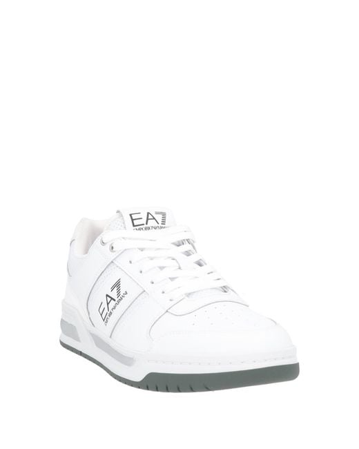 EA7 White Trainers for men