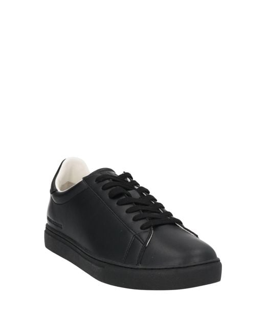 ARMANI EXCHANGE Black Sneakers for men