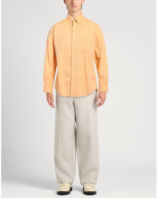 Gant Orange Shirt Organic Cotton for men