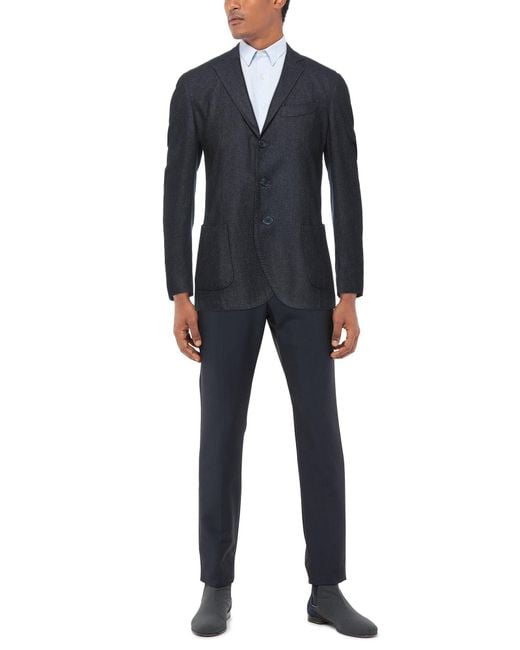 Santaniello Blue Blazer for men