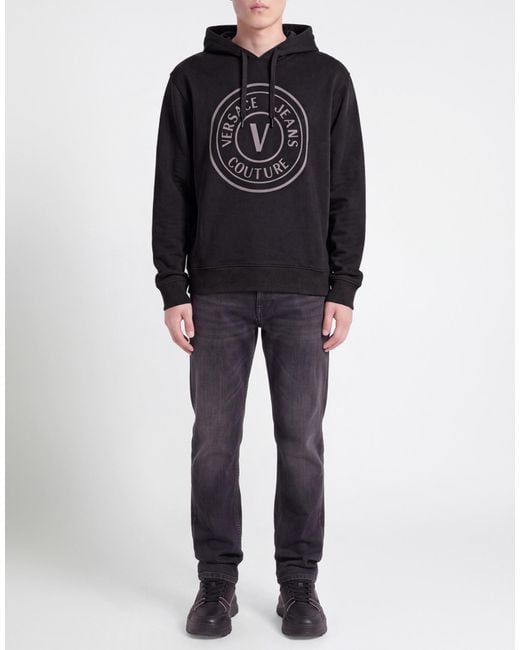 Versace Jeans Couture Black Sweatshirt for men