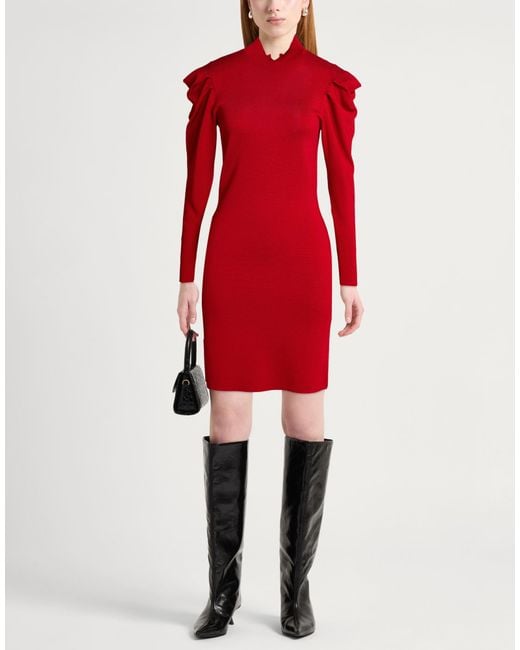 Twinset Red Mini Dress