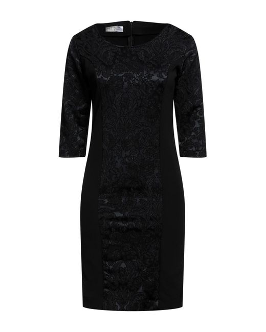 Ean 13 Love Black Mini Dress