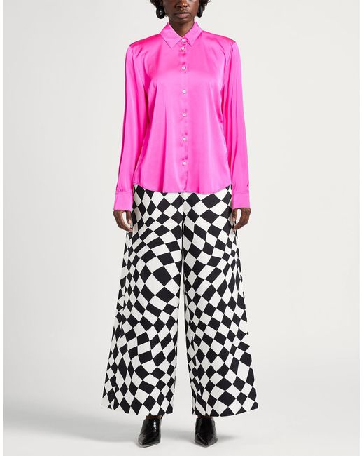 Marella Pink Shirt Polyester, Elastane