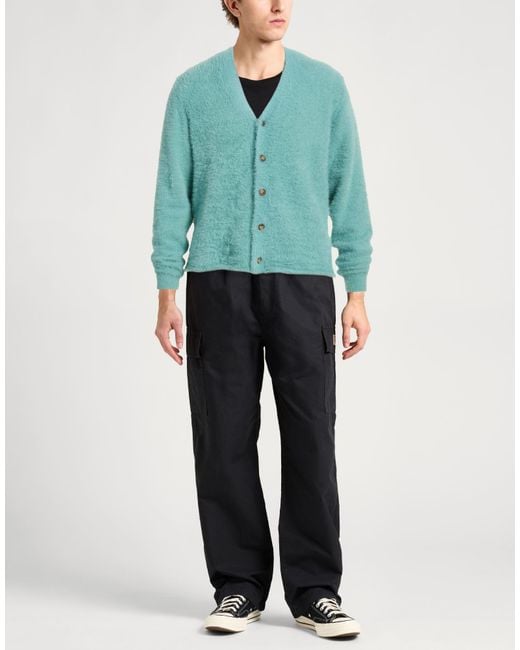 WOOD WOOD Blue Cardigan Polyamide for men