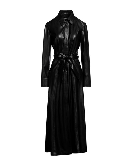 Nanushka Black Overcoat
