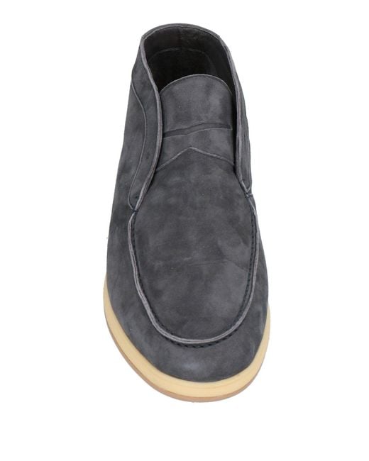 Andrea Ventura Firenze Gray Ankle Boots for men