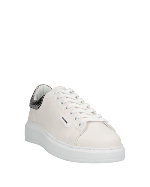 Rucoline White Cream Sneakers Soft Leather