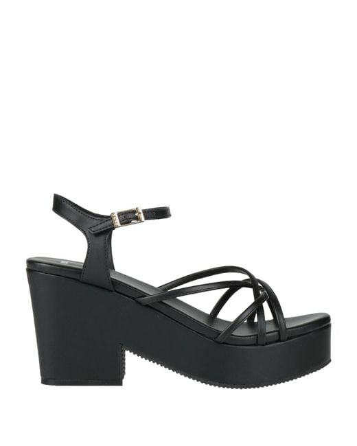 Boss Black Sandals Synthetic Material