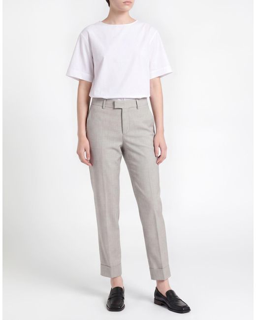 Berwich Gray Light Pants Virgin Wool, Cashmere, Elastane