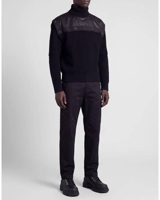 Iceberg Black Turtleneck Wool, Polyamide, Polyester, Viscose for men