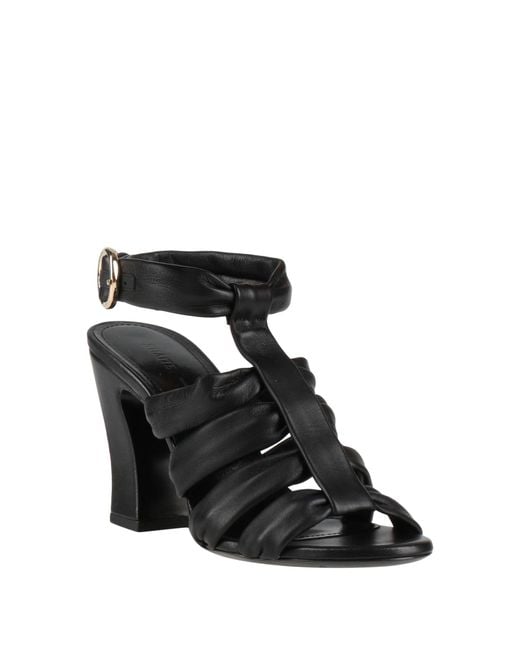 Khaite Black Sandals