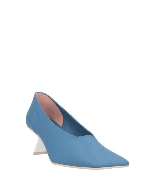 Ras Blue Light Pumps Leather