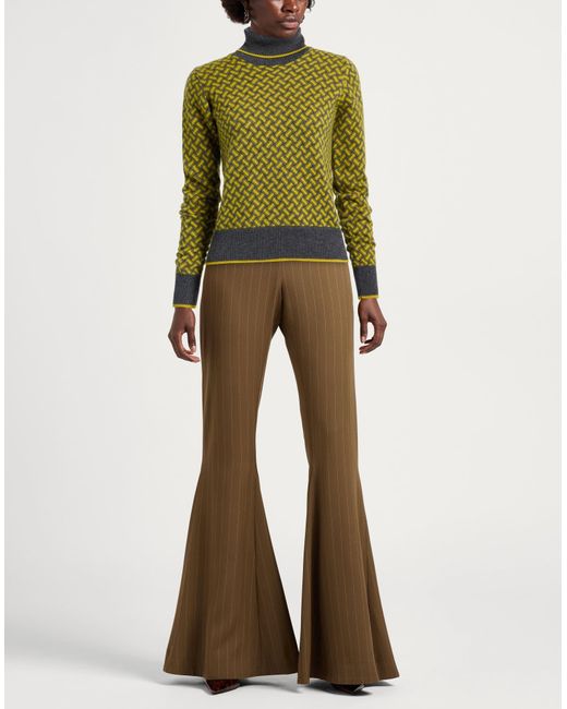 Drumohr Green Lead Turtleneck Cashmere