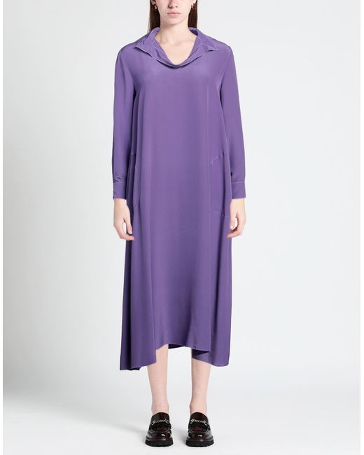 Stephan Janson Purple Midi Dress