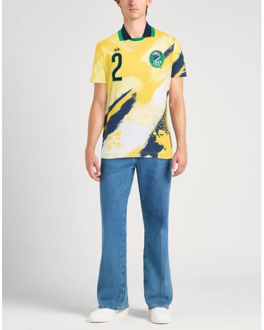 La Martina Yellow T-Shirts for men