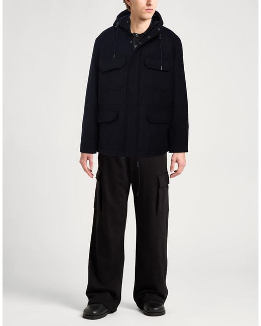 ARMANI EXCHANGE Blue Coat for men