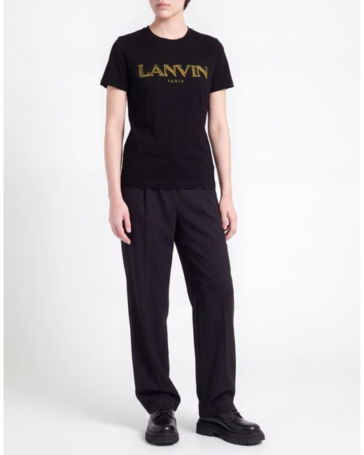 Lanvin Black T-Shirt Cotton