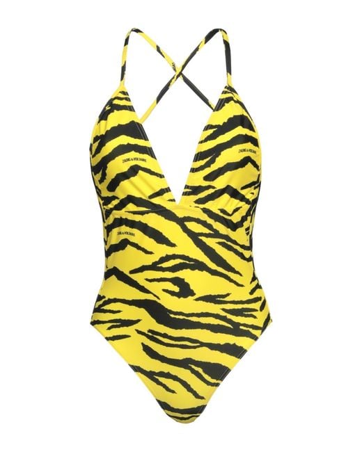 Zadig & Voltaire Yellow One-piece Swimsuit