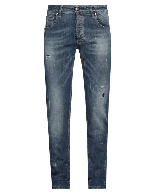 Daniele Alessandrini Blue Jeans Cotton, Elastane for men